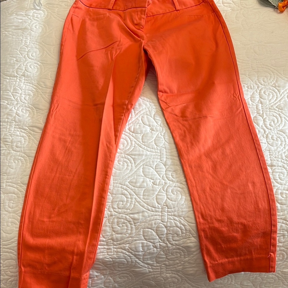 The Limited Vibrant Salmon colored Pant size 4